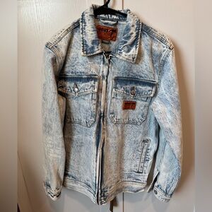 Deus Ex Machina - Ortiz Garage Jacket - Light Blue Wash - Size Small